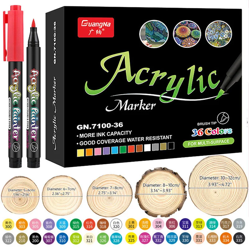 Wholesale Highlighter Pencil Paint Pens Set For Acrylic, Glass, Wood,  Porcelain, Ceramic, Fabric, Paper, Rocks, And Mugs Note 230627 From Ren10,  $12.03